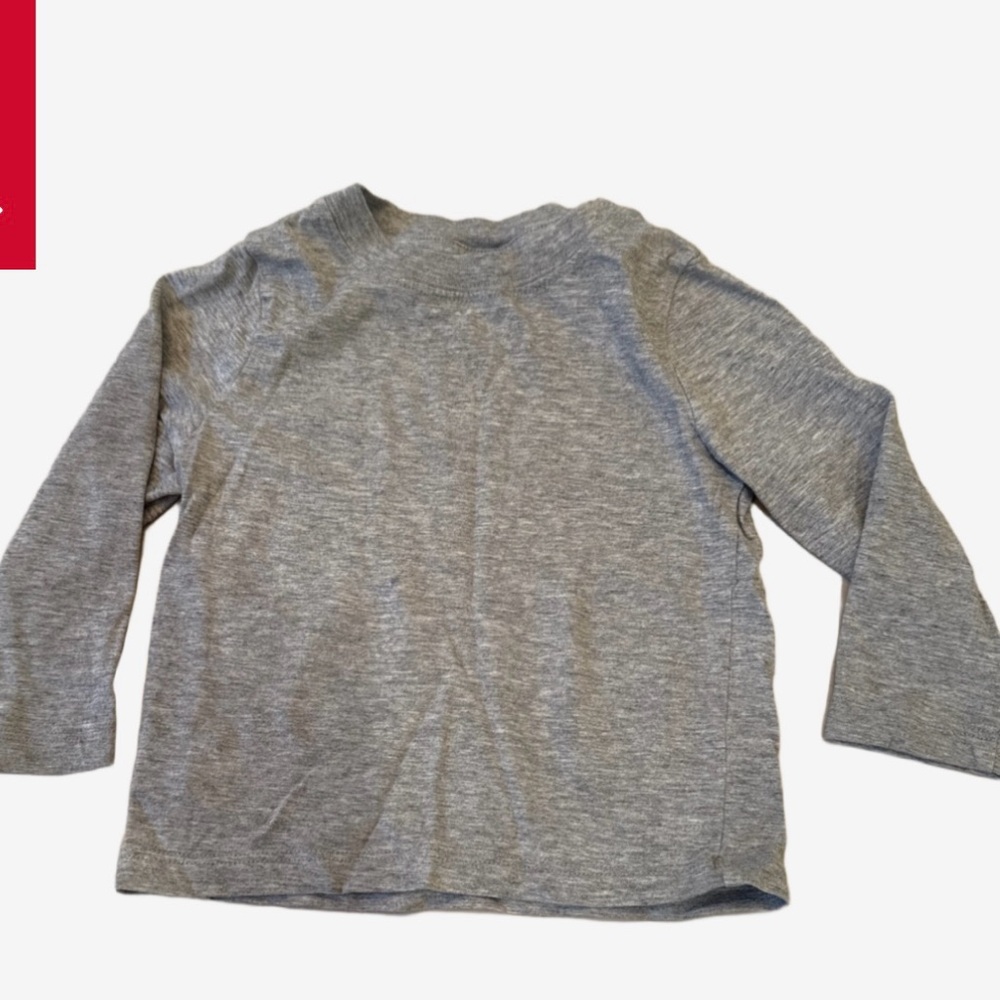 Hanna Andersson Slim Fit Solid Layering Tee, Size: 12 / 150cm, Color: Gray
